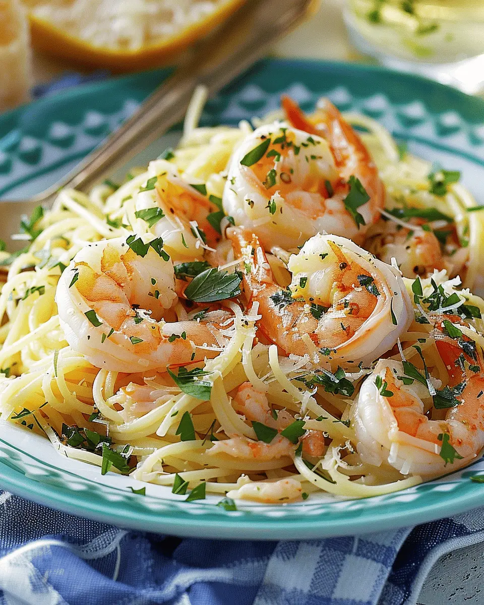 Shrimp Scampi with Angel Hair Pasta