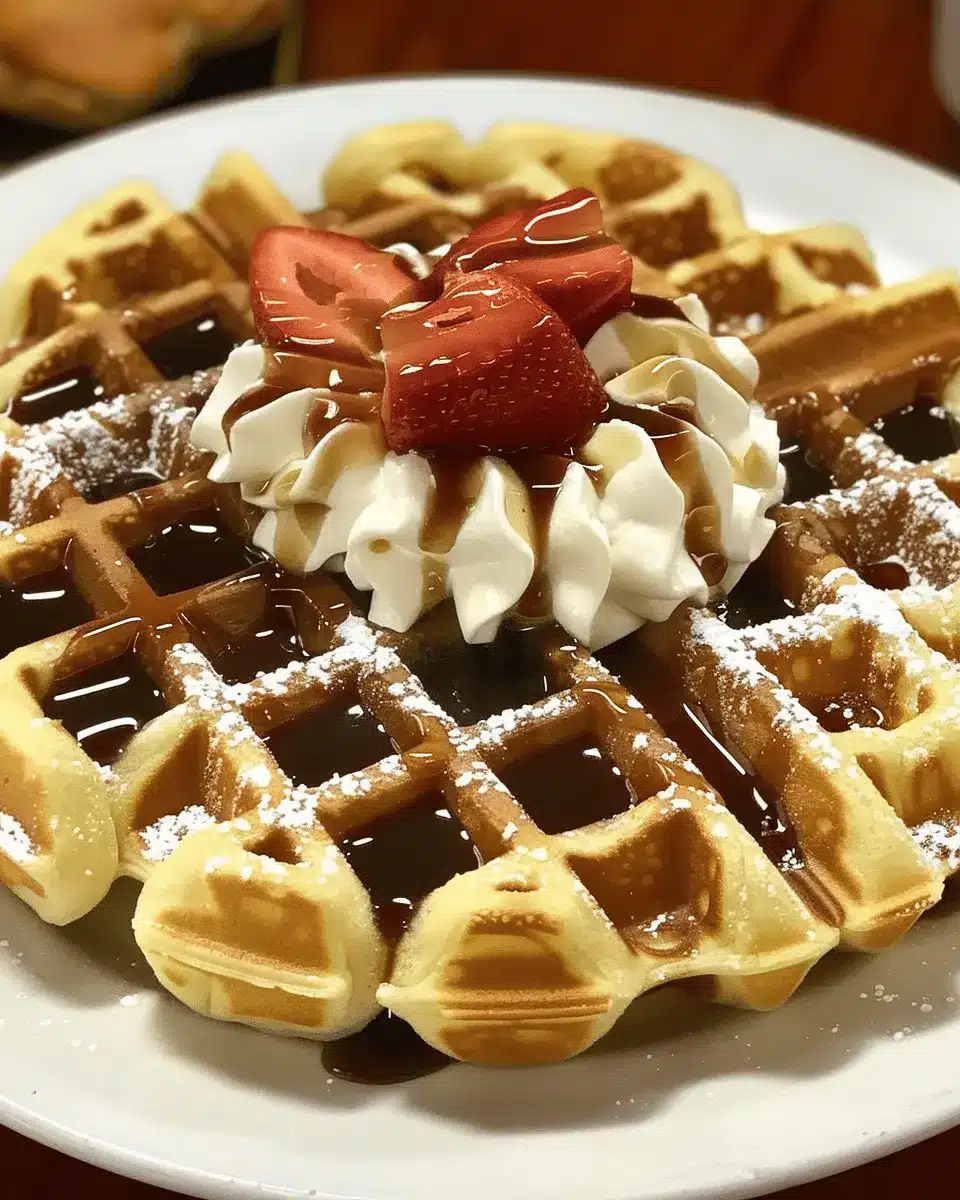 IHOP Belgian Waffle Recipe: Indulgent Breakfast with Turkey Bacon