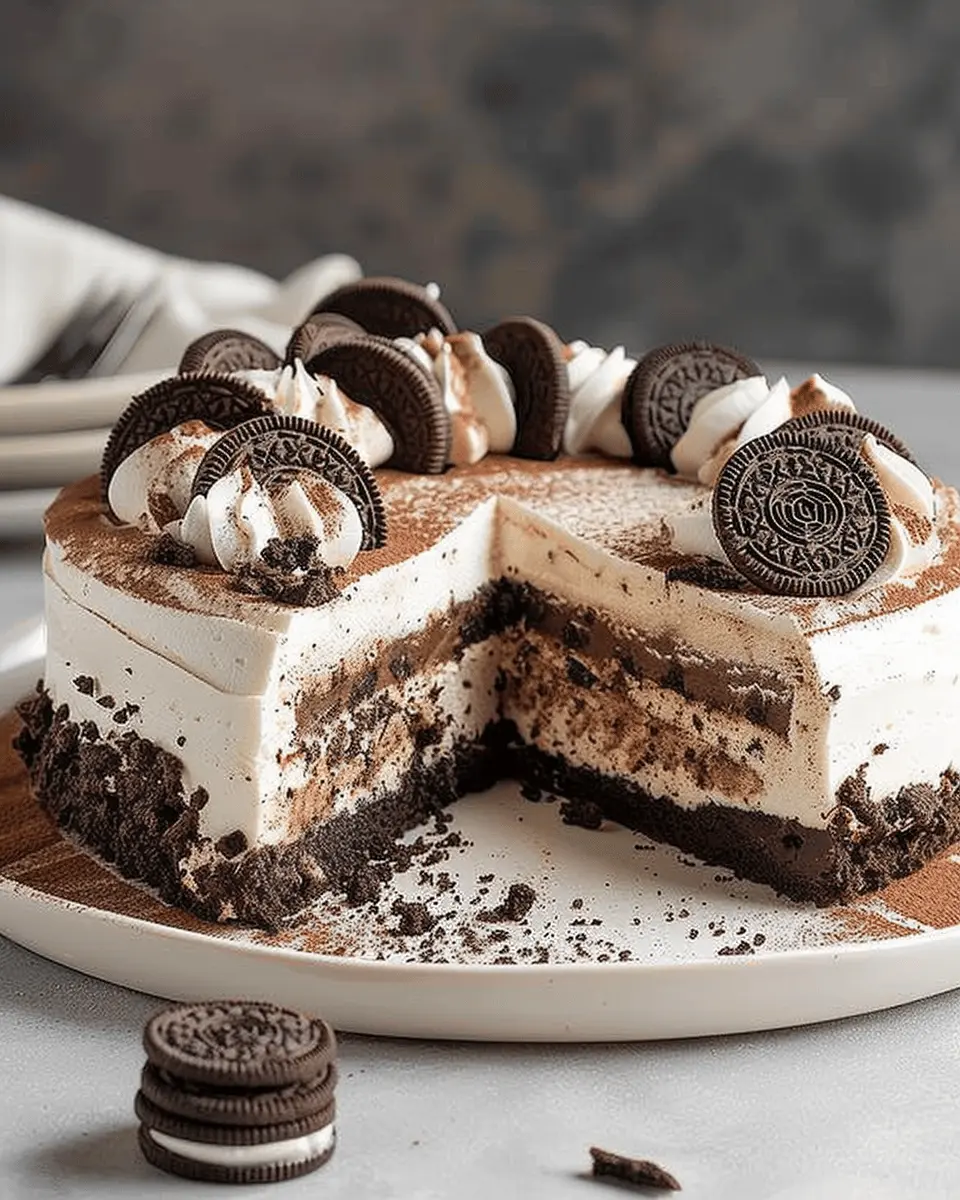 oreo mousse cake