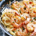 Creamy Parmesan Shrimp Pasta
