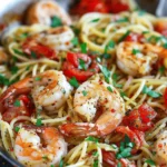 Mediterranean Shrimp Linguine