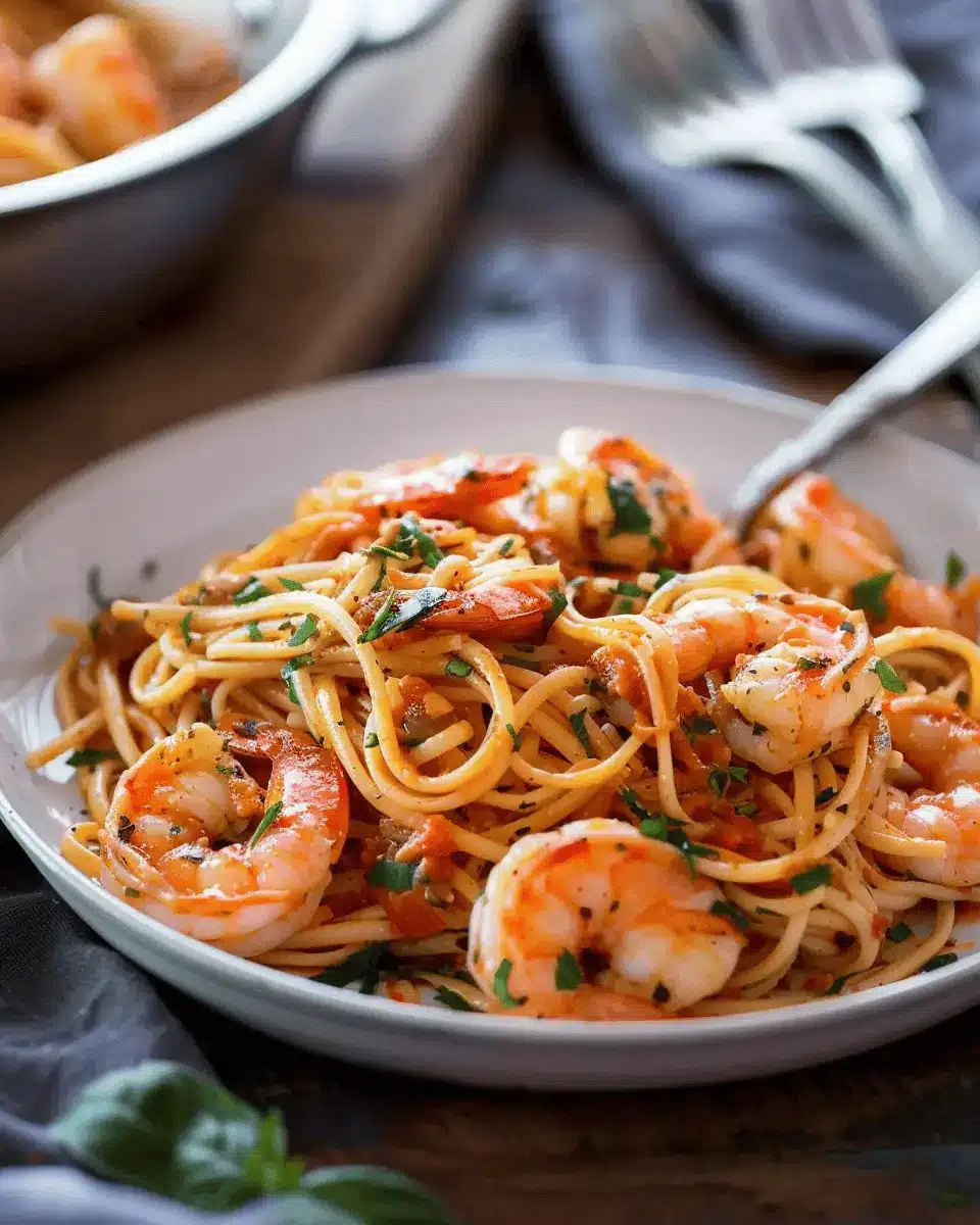 Shrimp Fra Diavolo with Pasta