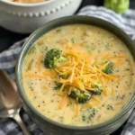 Crockpot Broccoli Cheese Soup