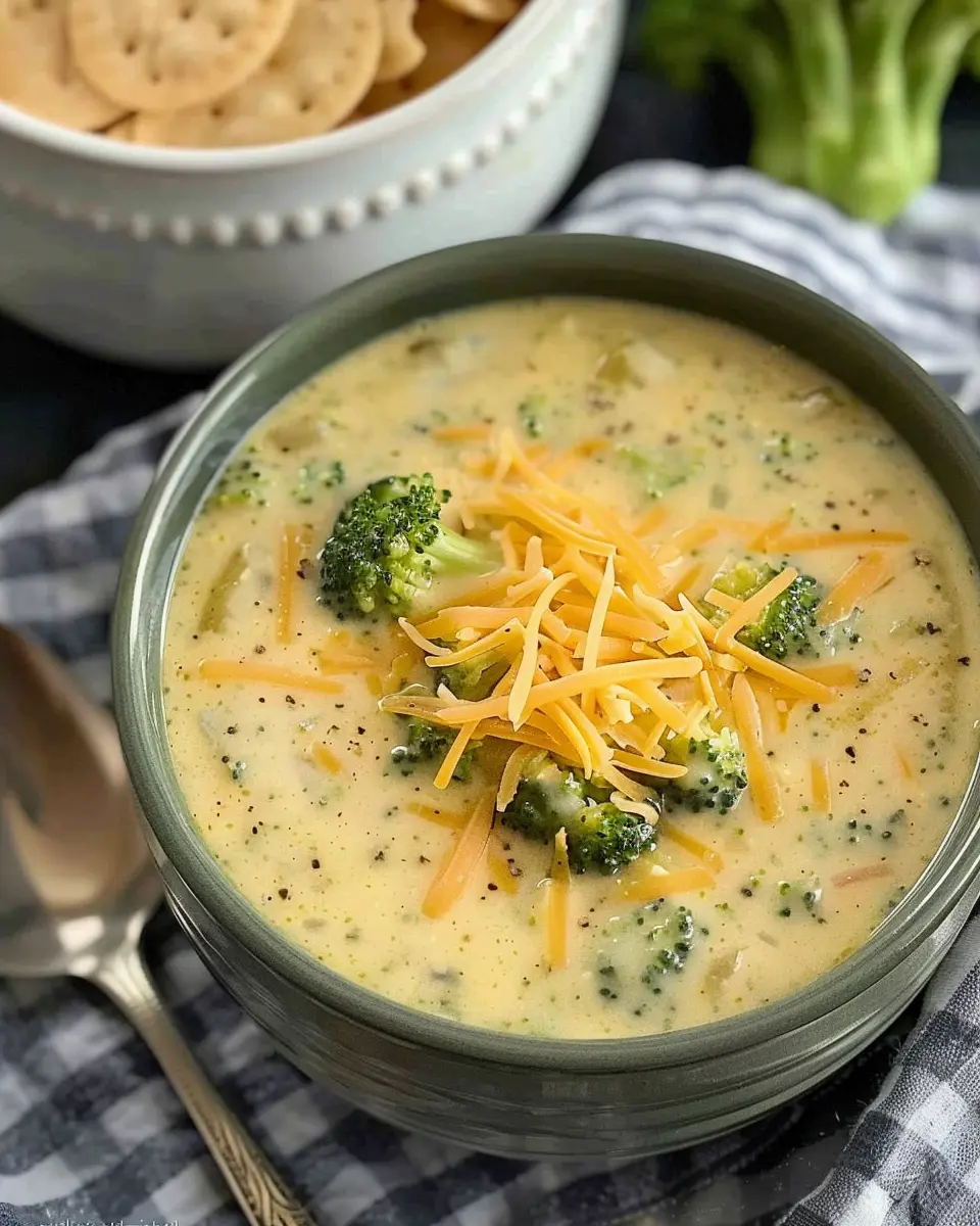 Crockpot Broccoli Cheese Soup