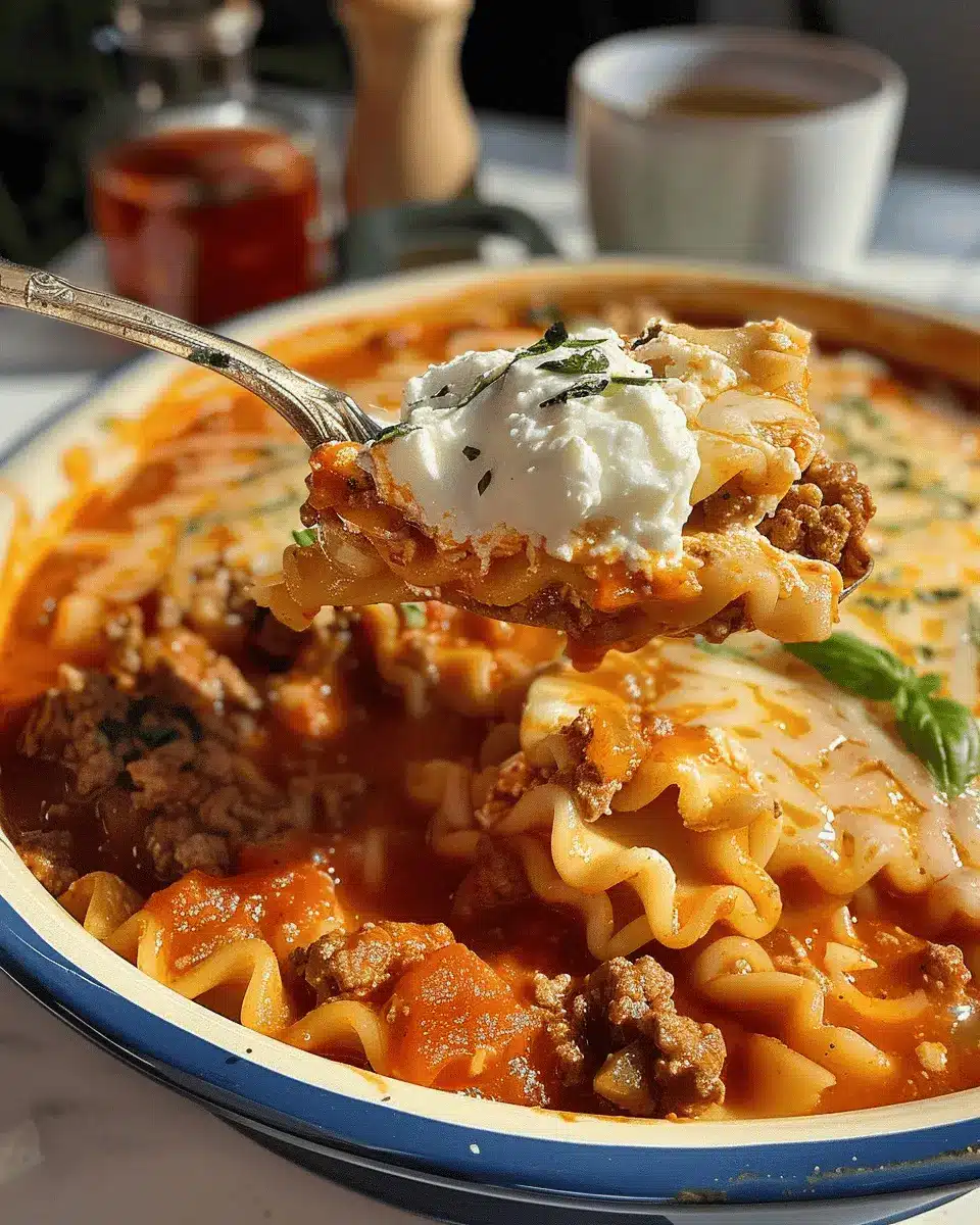 High Protein Lasagna Soup: Easy Comfort Food with Turkey Bacon