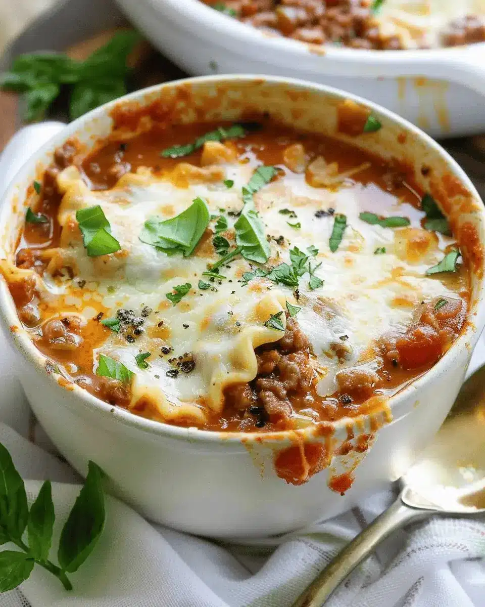 Hearty Lasagna Soup Recipe: A Comforting Twist with Turkey Bacon