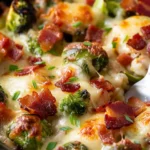 CHEESY BACON BRUSSELS SPROUTS