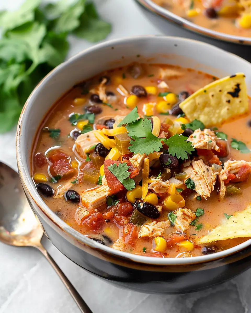 Easy Chicken Taco Soup