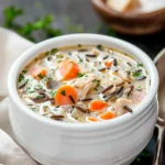 Creamy Chicken Wild Rice Soup (Gluten-Free)