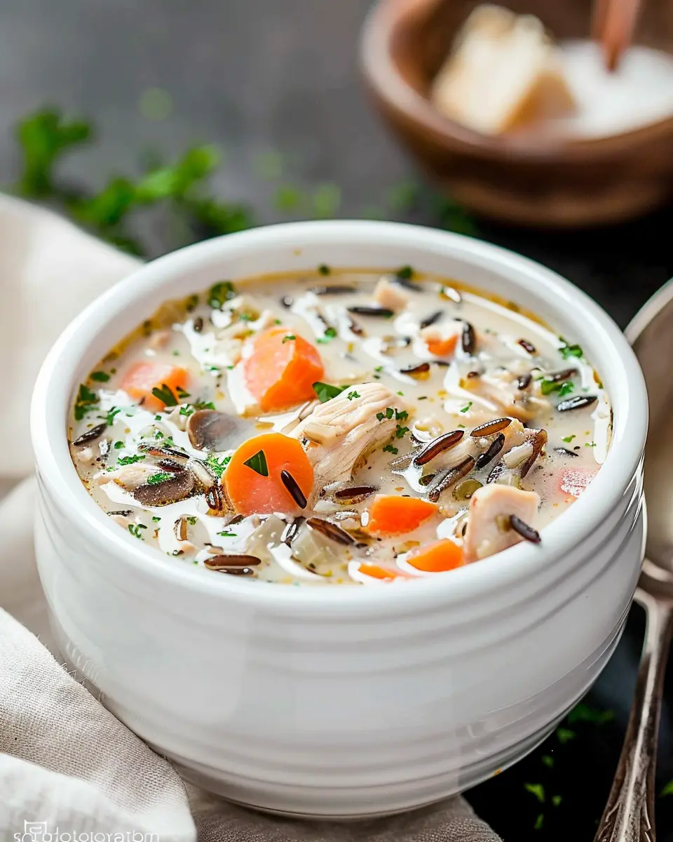 Creamy Chicken Wild Rice Soup: Comforting Gluten-Free Delight