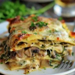 Mushroom And Spinach Lasagna Recipe