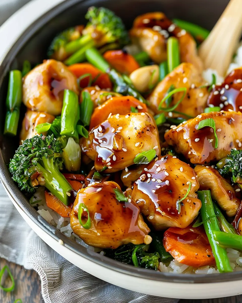 Honey Garlic Chicken Stir Fry