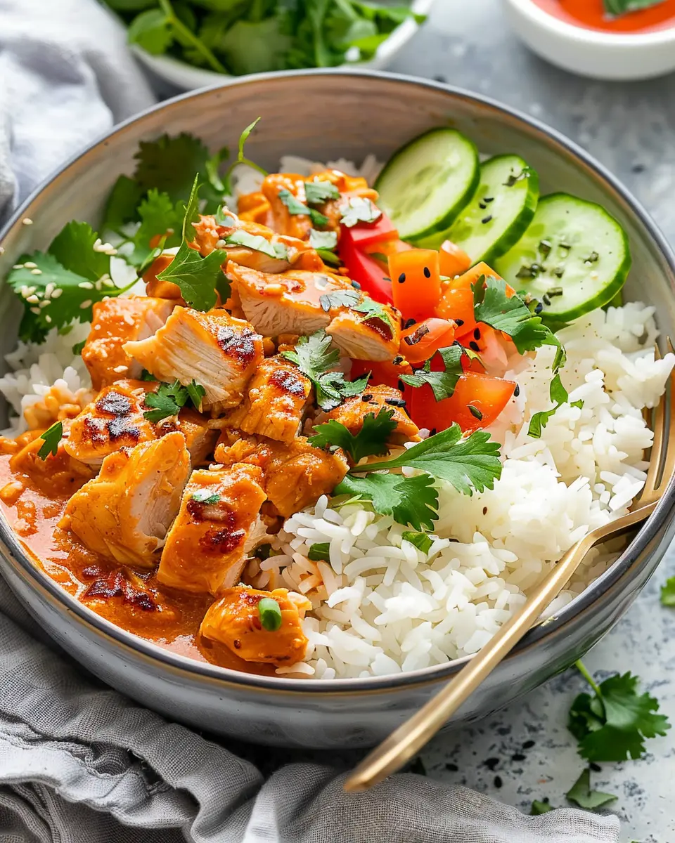 Coconut Chicken Rice Bowl