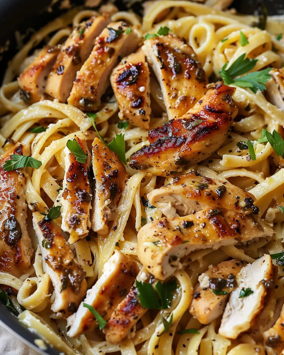 Lemon Herb Chicken Pasta Fusion