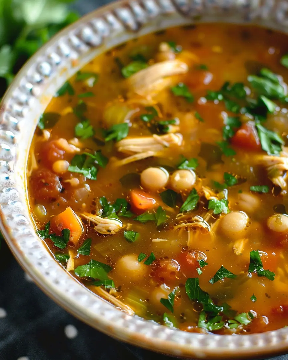Easy Moroccan Chicken Soup: A Comforting Bowl of Flavorful Warmth