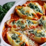 Easy Spinach and Ricotta Stuffed Shells