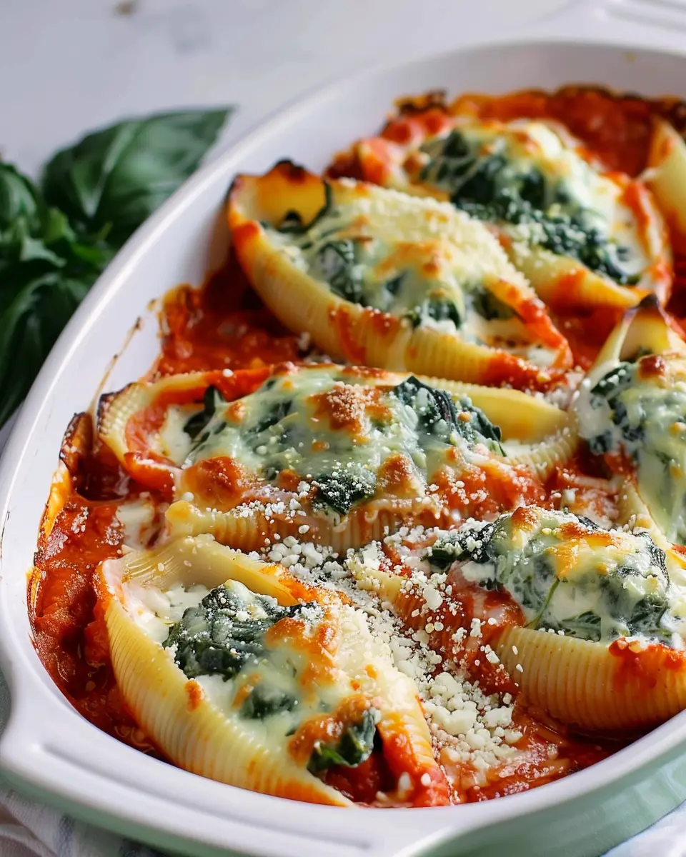 Easy Spinach and Ricotta Stuffed Shells for a Cozy Family Dinner