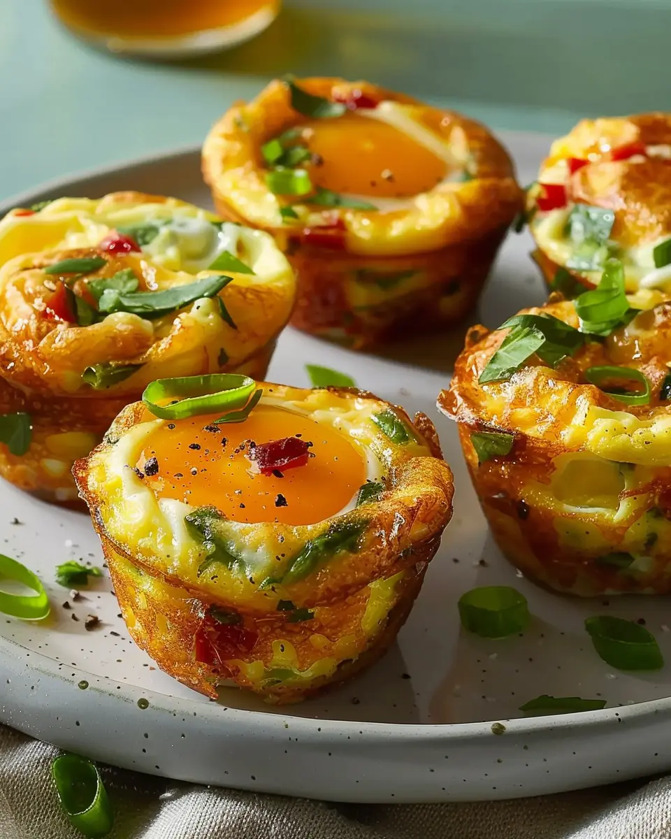 Breakfast Egg Muffin Cup Recipe: Easy Turkey Bacon &amp; Veggie Delight