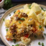 Crockpot Overnight Breakfast Casserole