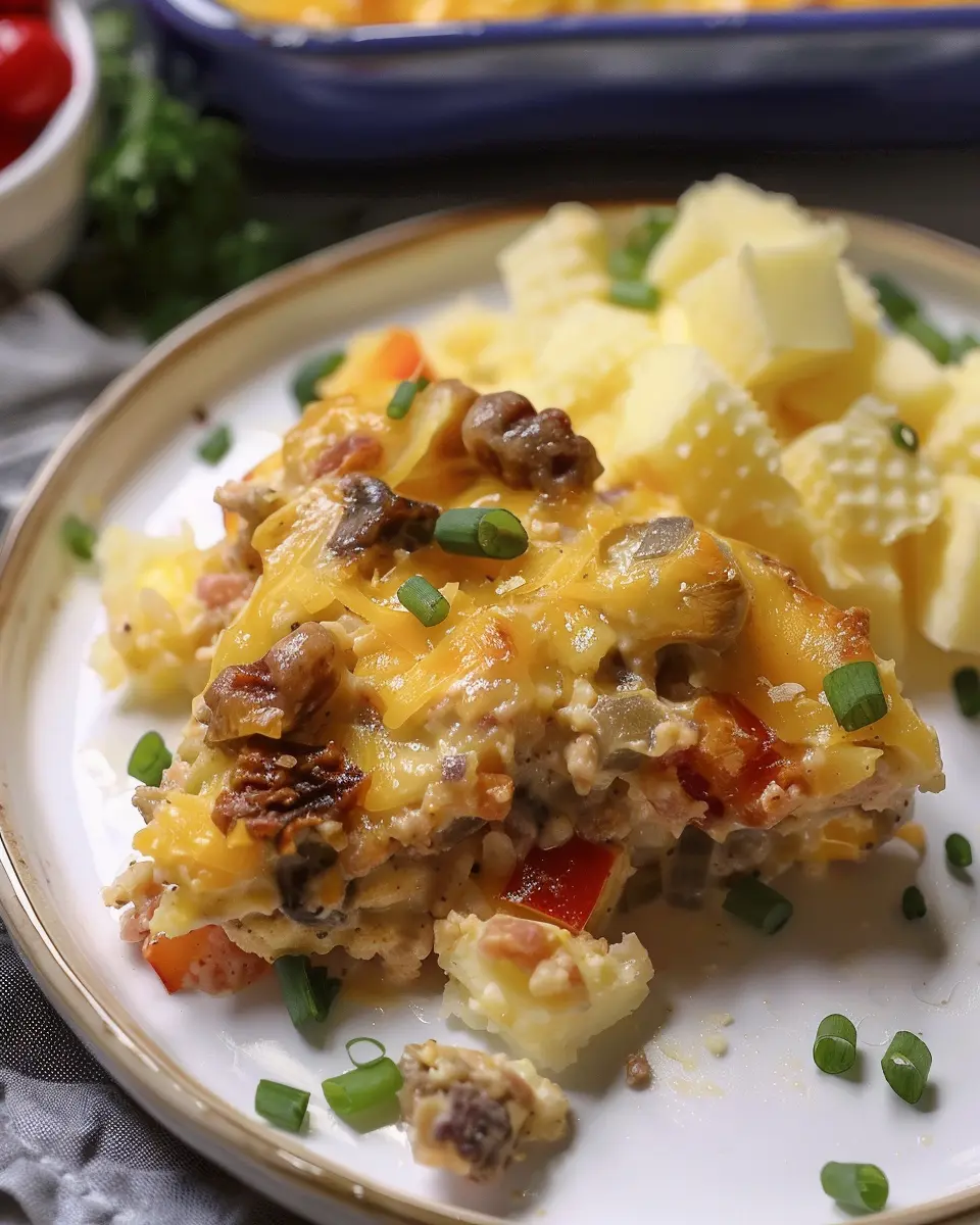 Crockpot Overnight Breakfast Casserole