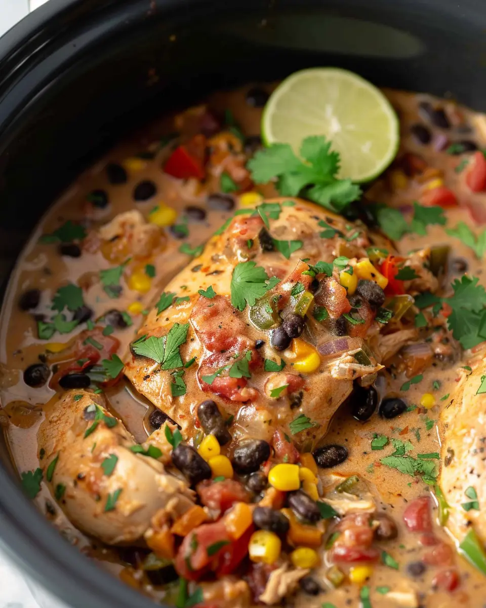 Fiesta Chicken Crock Pot Recipe