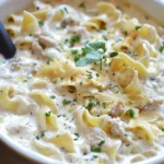 Crockpot White Lasagna Soup