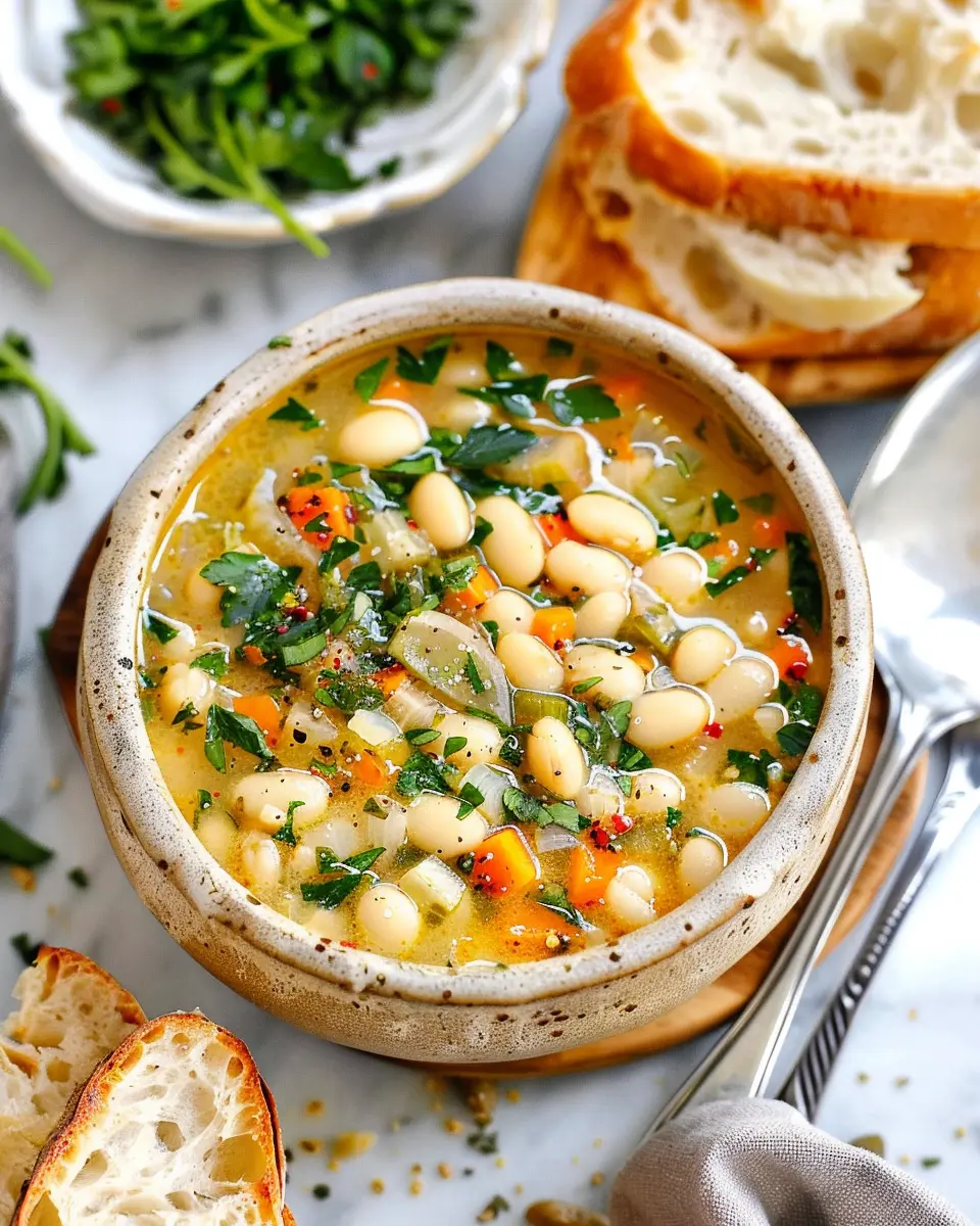Best Tuscan White Bean Soup