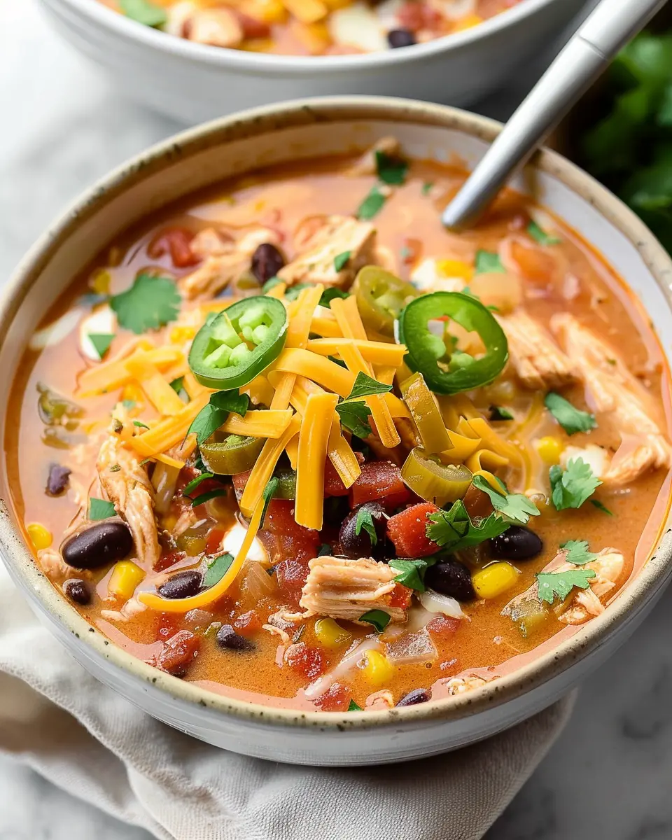 Easy Chicken Taco Soup