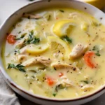 Greek Lemon Chicken Soup