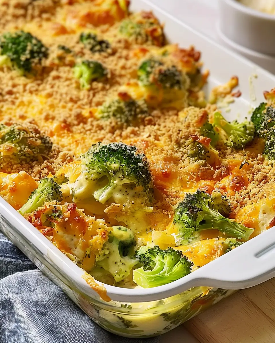 Broccoli Cheese Casserole: Best Comfort Food with Turkey Bacon