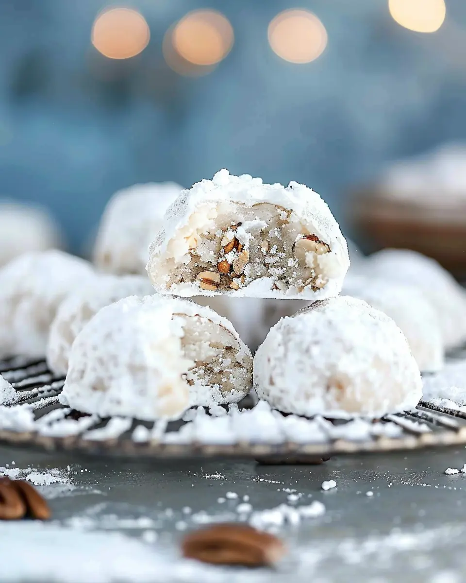 Pecan Snowball Cookies