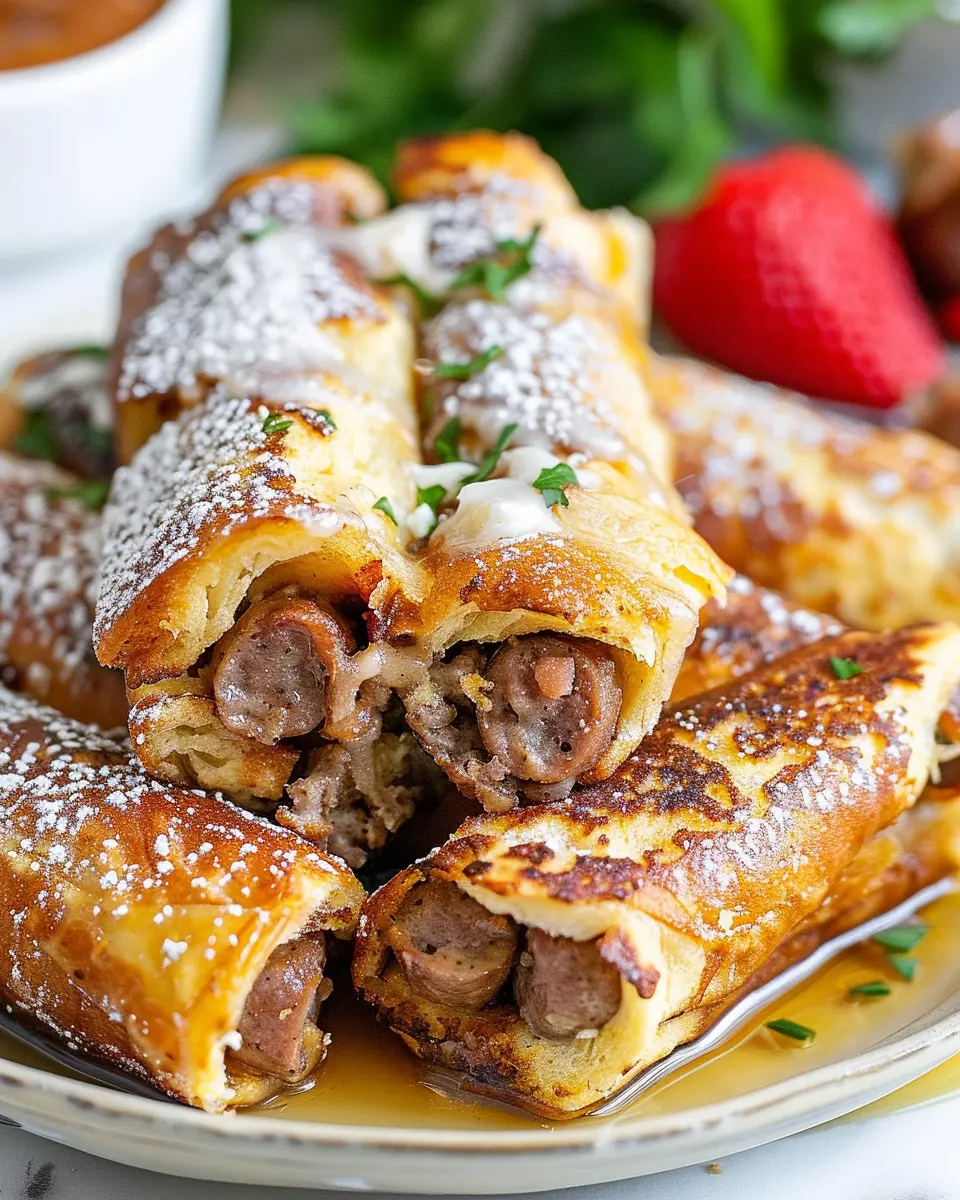 Sausage French Toast Roll-Ups: Easy and Delicious Breakfast Treats
