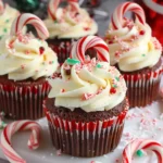 Candy Cane Cupcakes