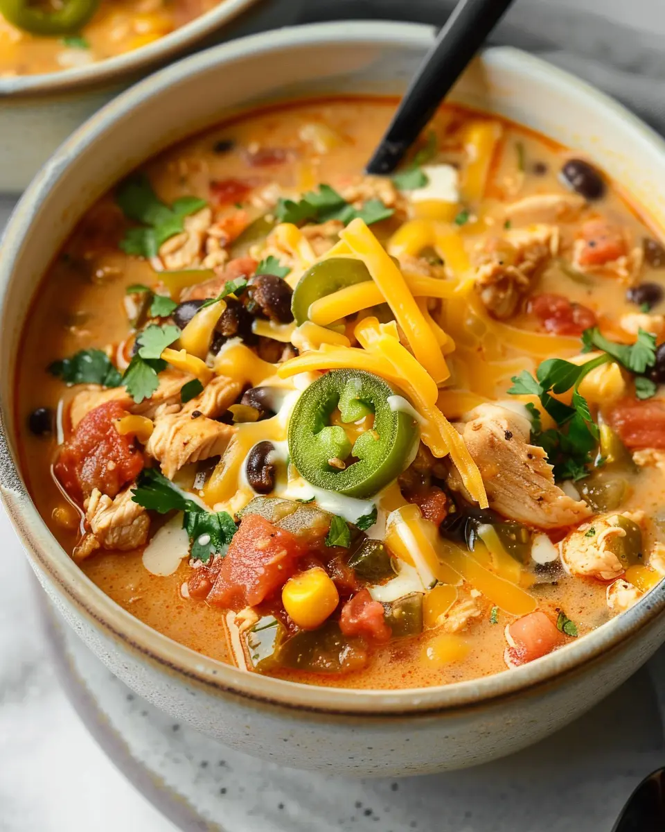 Easy Chicken Taco Soup