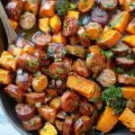 Honey Garlic Sausage Sweet Potatoes