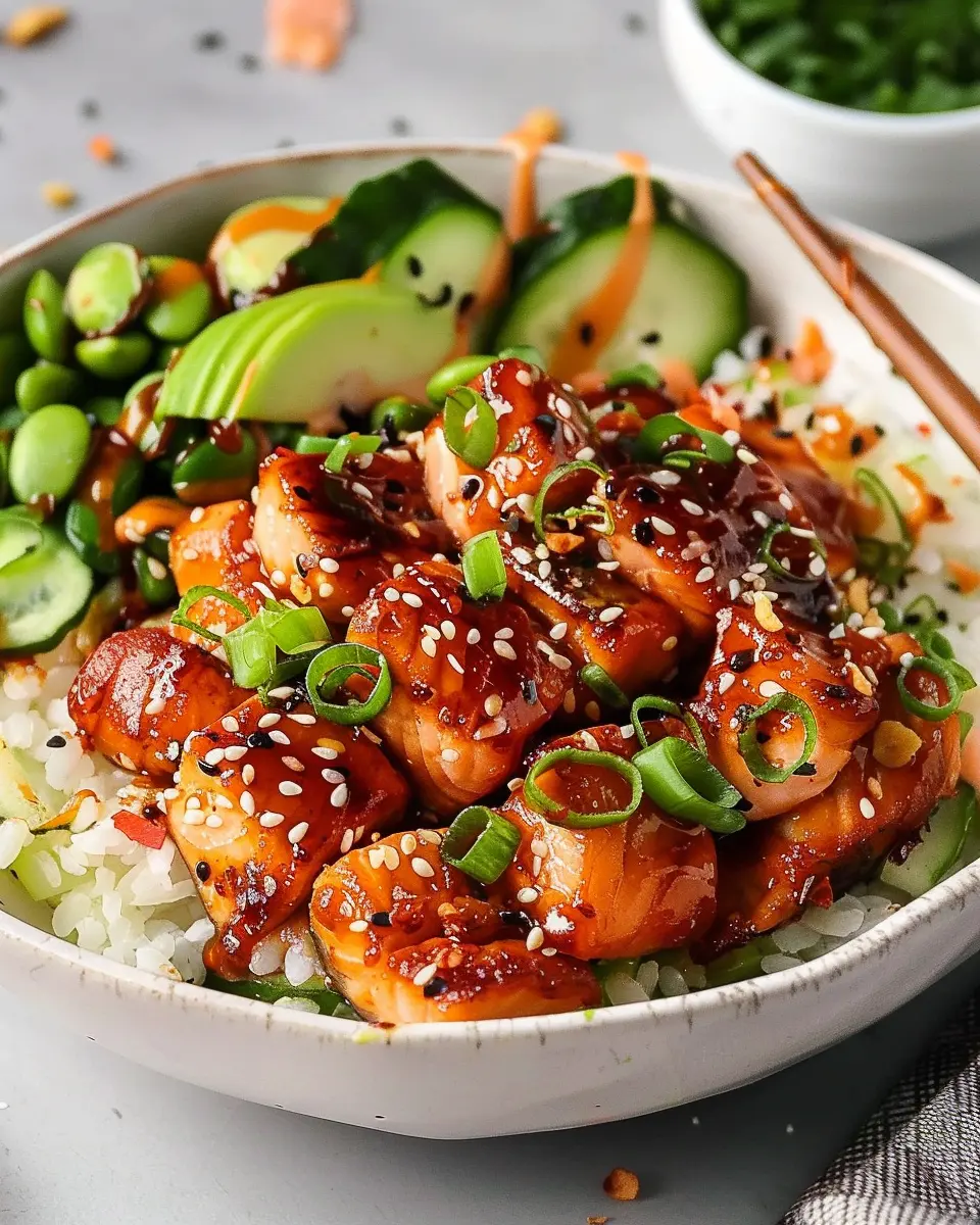 Honey Sriracha Salmon Bowls: Easy Recipe for a Flavorful Meal