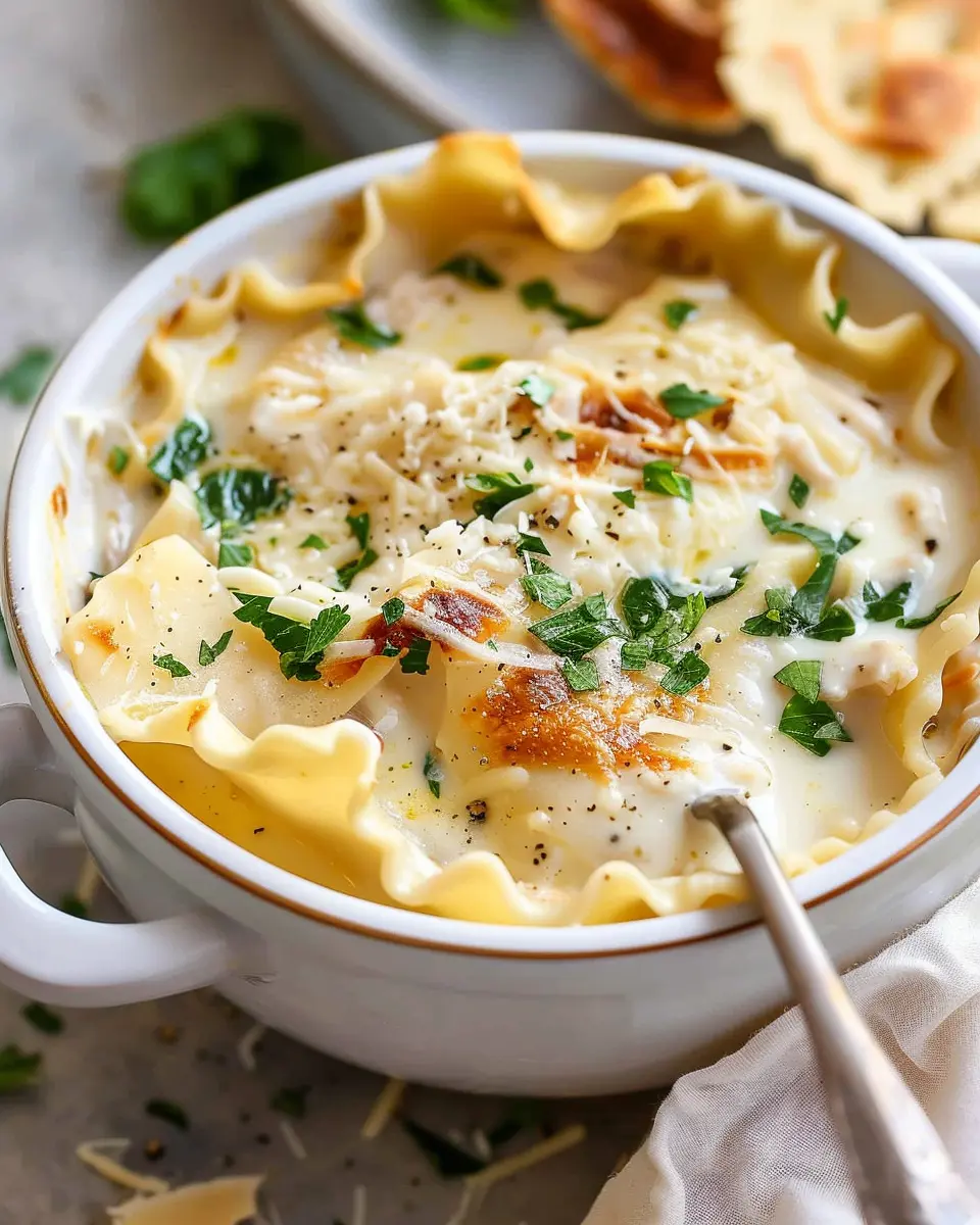 White Chicken Lasagna Soup: Easy Comfort Food for All