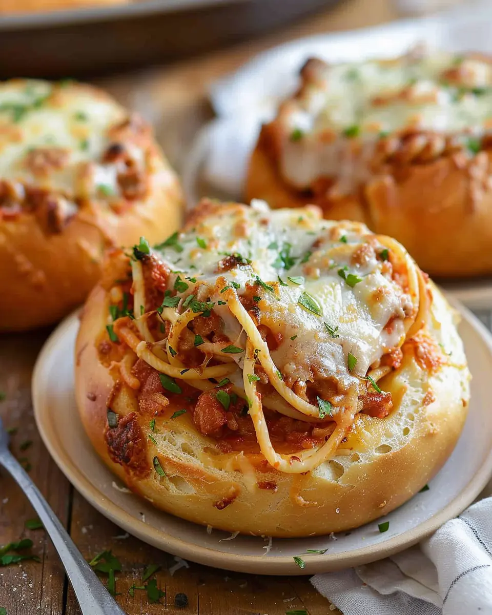 Spaghetti Garlic Bread Bowls: The Easy Comfort Food Delight