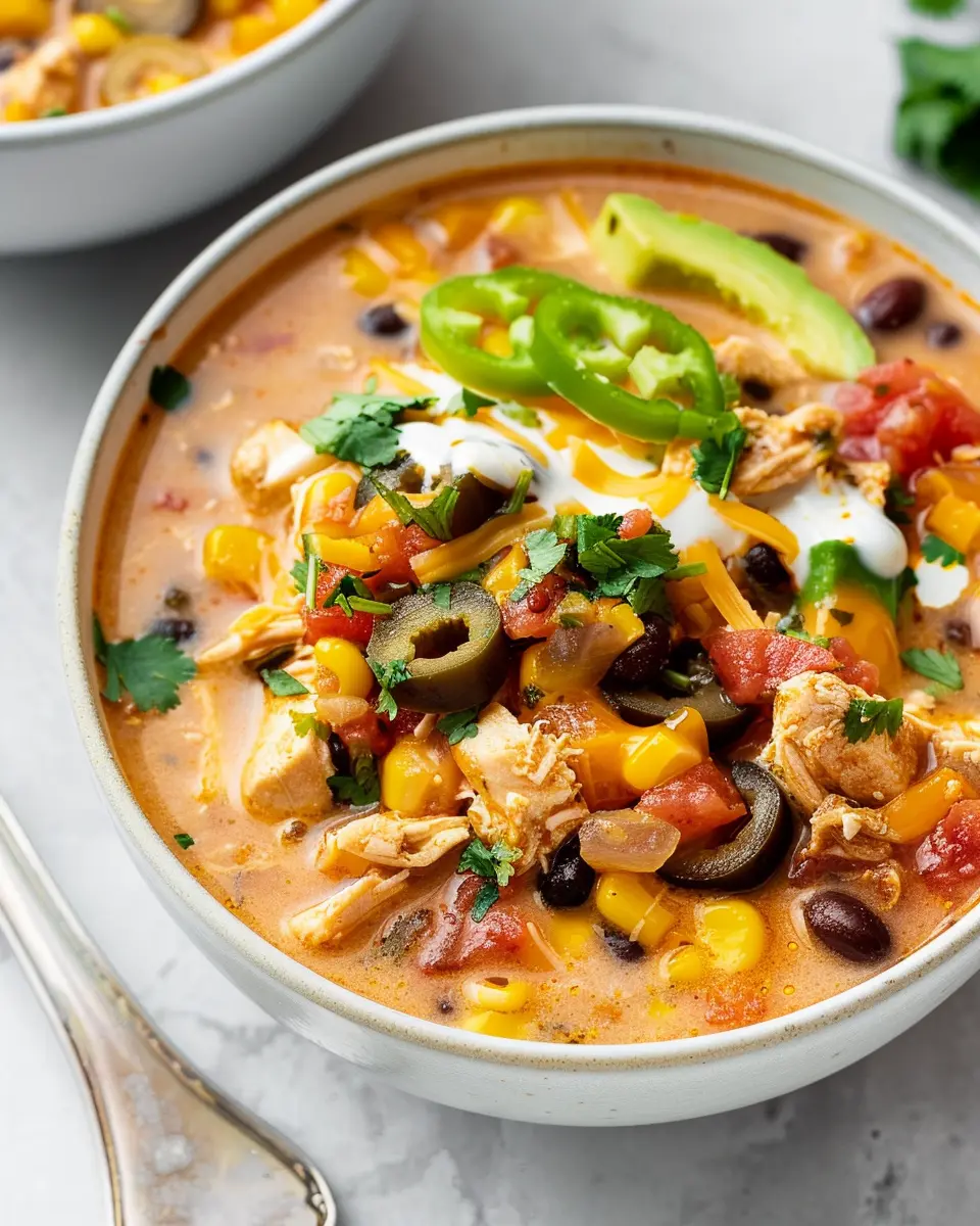 Easy Chicken Taco Soup