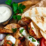Chicken Shawarma with Garlic Sauce Recipe
