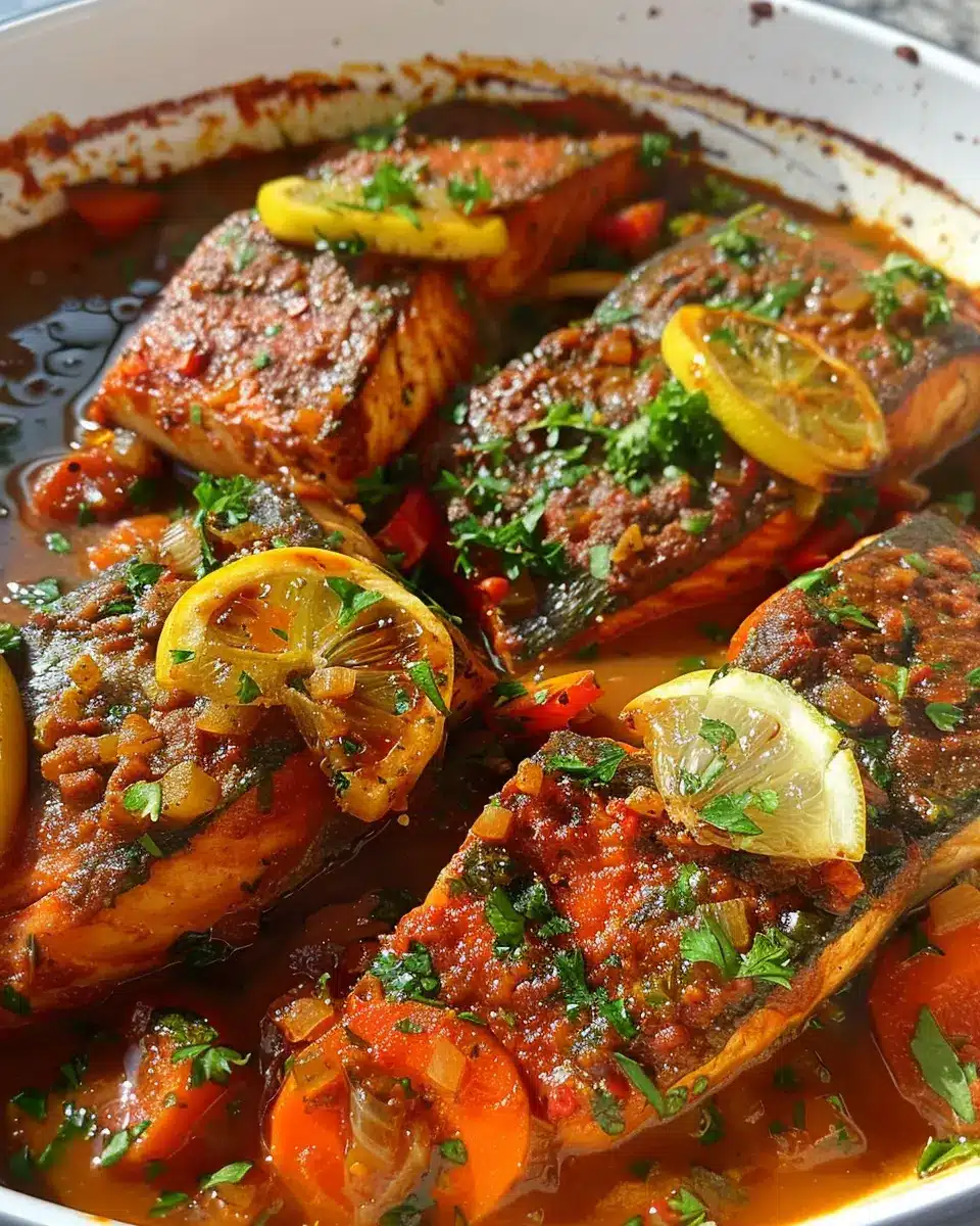 Classic Spicy Moroccan Fish