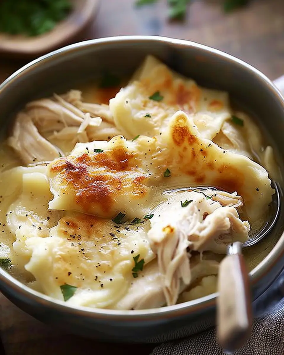Old-Fashioned Chicken and Dumplings: A Cozy, Comforting Delight