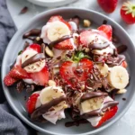 Chocolate Strawberry Banana Yogurt Clusters