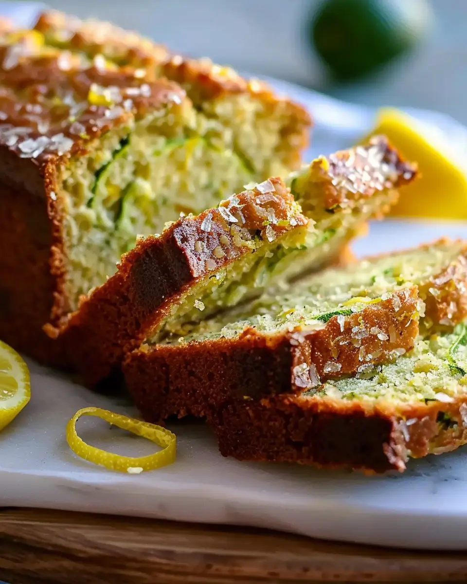 Luscious Lemon Zucchini Bread