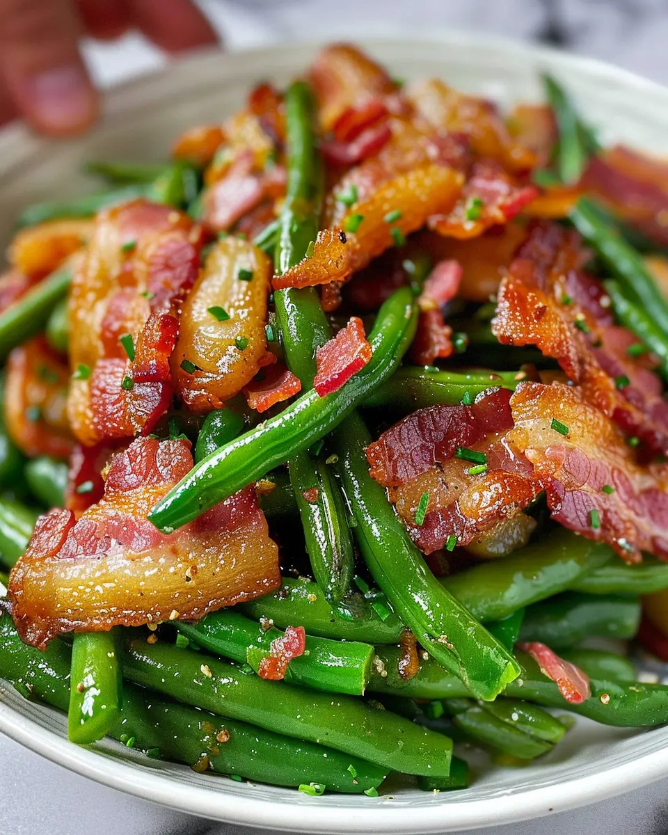 Quick Easy Southern Turkey Bacon and Green Beans Recipe You’ll Love