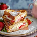 Strawberry Cream Cheese Stuffed French Toast Recipe