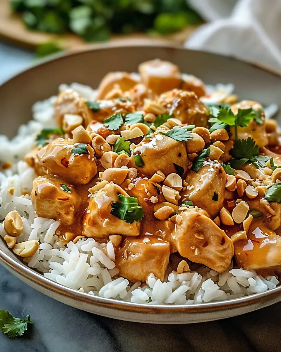 Irresistible Thai Peanut Chicken: Easy Recipe for Flavor Lovers