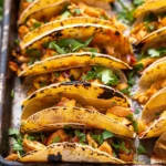 20 Minute Mini Baked Chicken Tacos