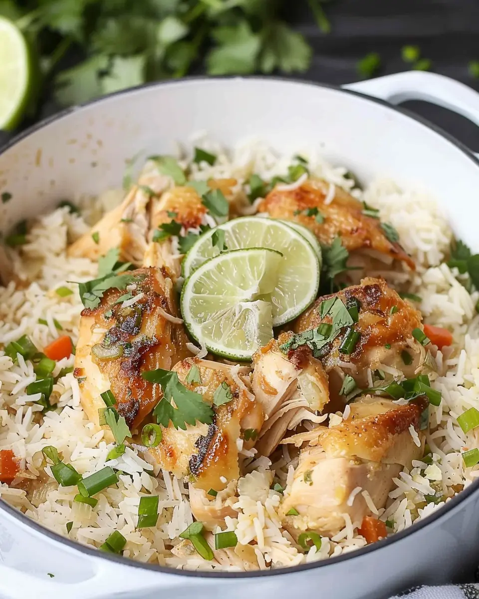 Coconut Chicken Rice: Easy Family Recipe for Homemade Comfort