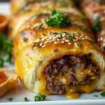 Irresistible Garlic Butter Cheeseburger Rollups